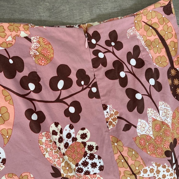 Persaman New York Pink Floral Knee Length Pencil Straight Skirt Women's Size 8 - Picture 11 of 11
